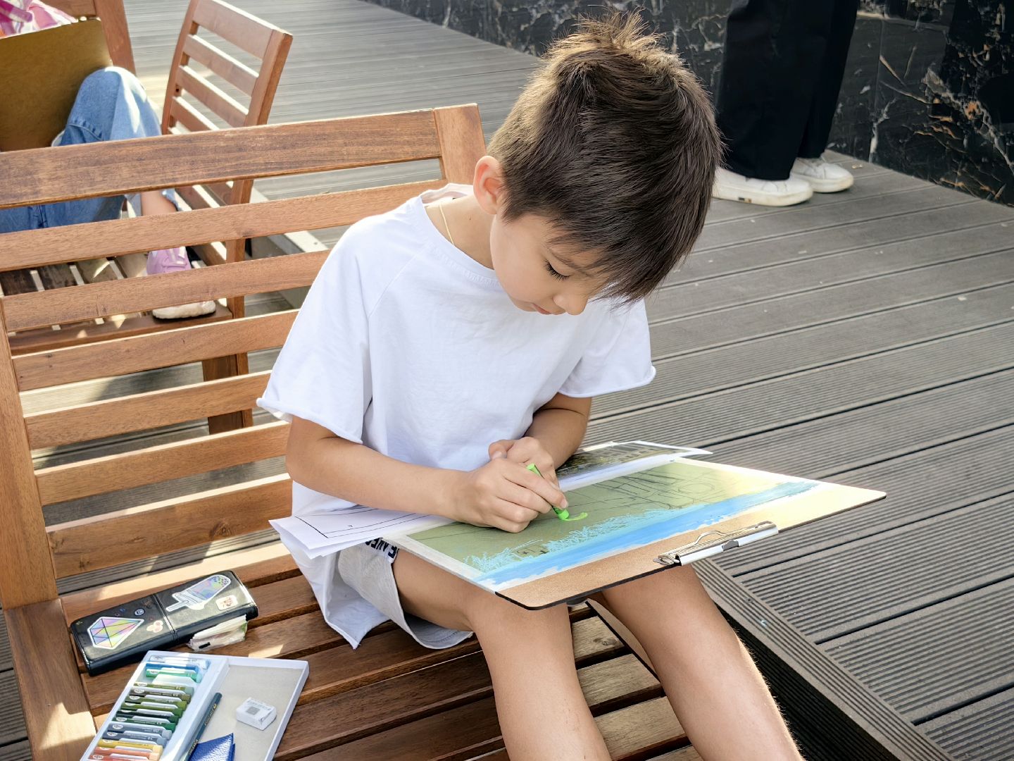 мастер-класс, рисунок, панорама, дом, соседи,