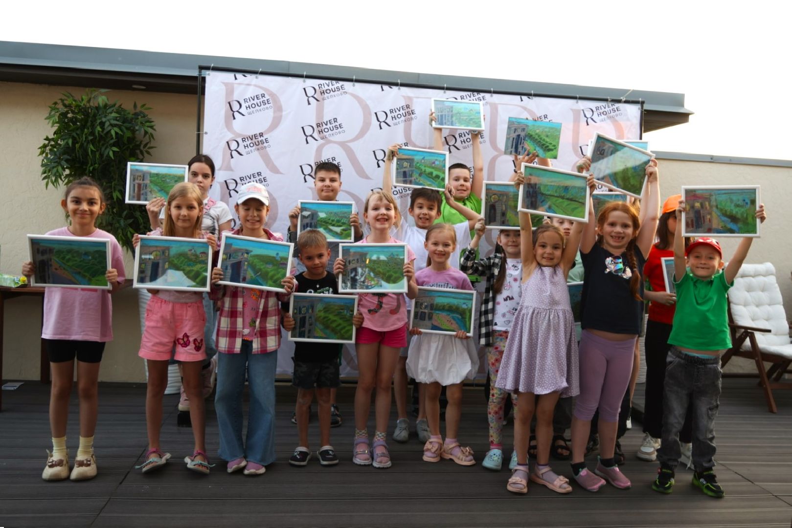 мастер-класс, рисунок, панорама, дом, соседи,