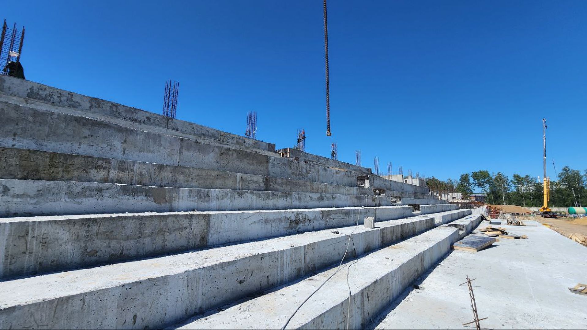 строительство, луховицы, новый стадион,