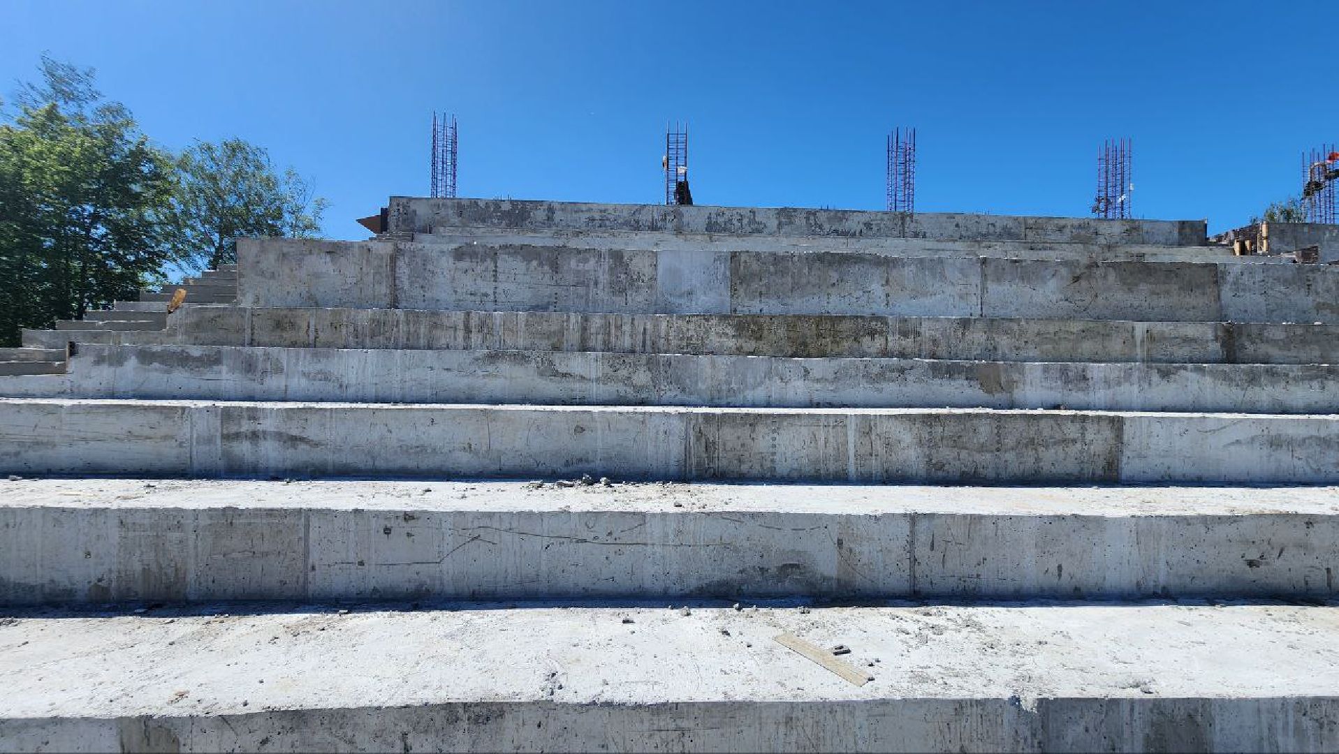 строительство, луховицы, новый стадион,