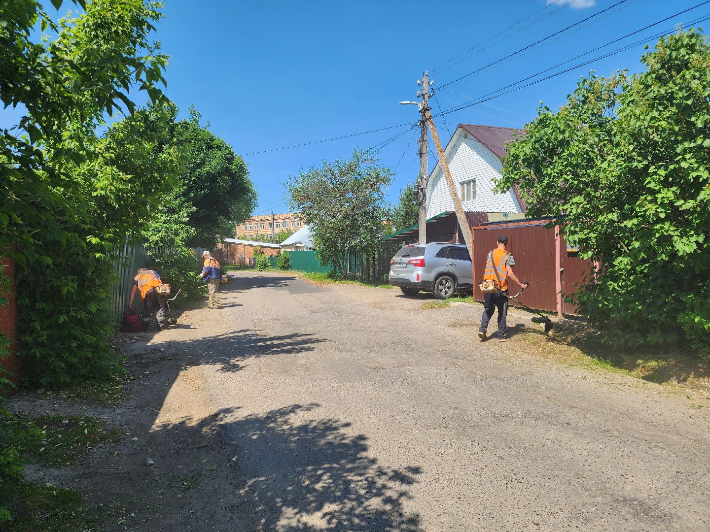 Зарайск, Благоустройство, Чистый город, Покос травы,