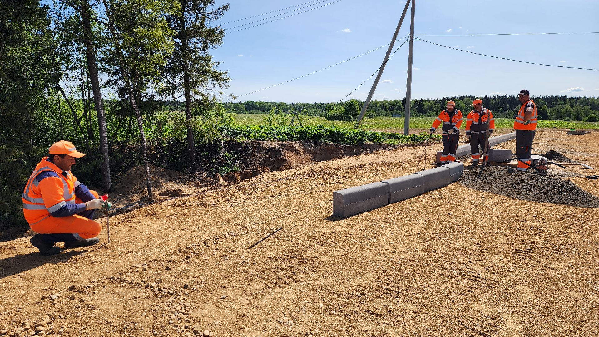 дороги, истра, строительство моста,