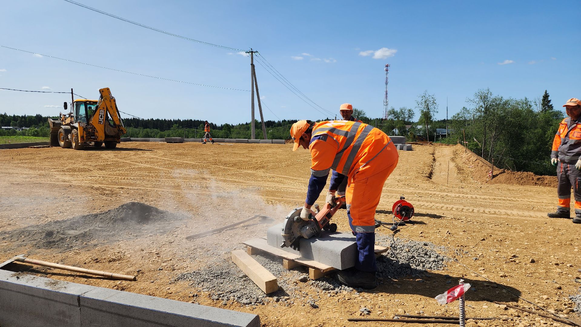 дороги, истра, строительство моста,