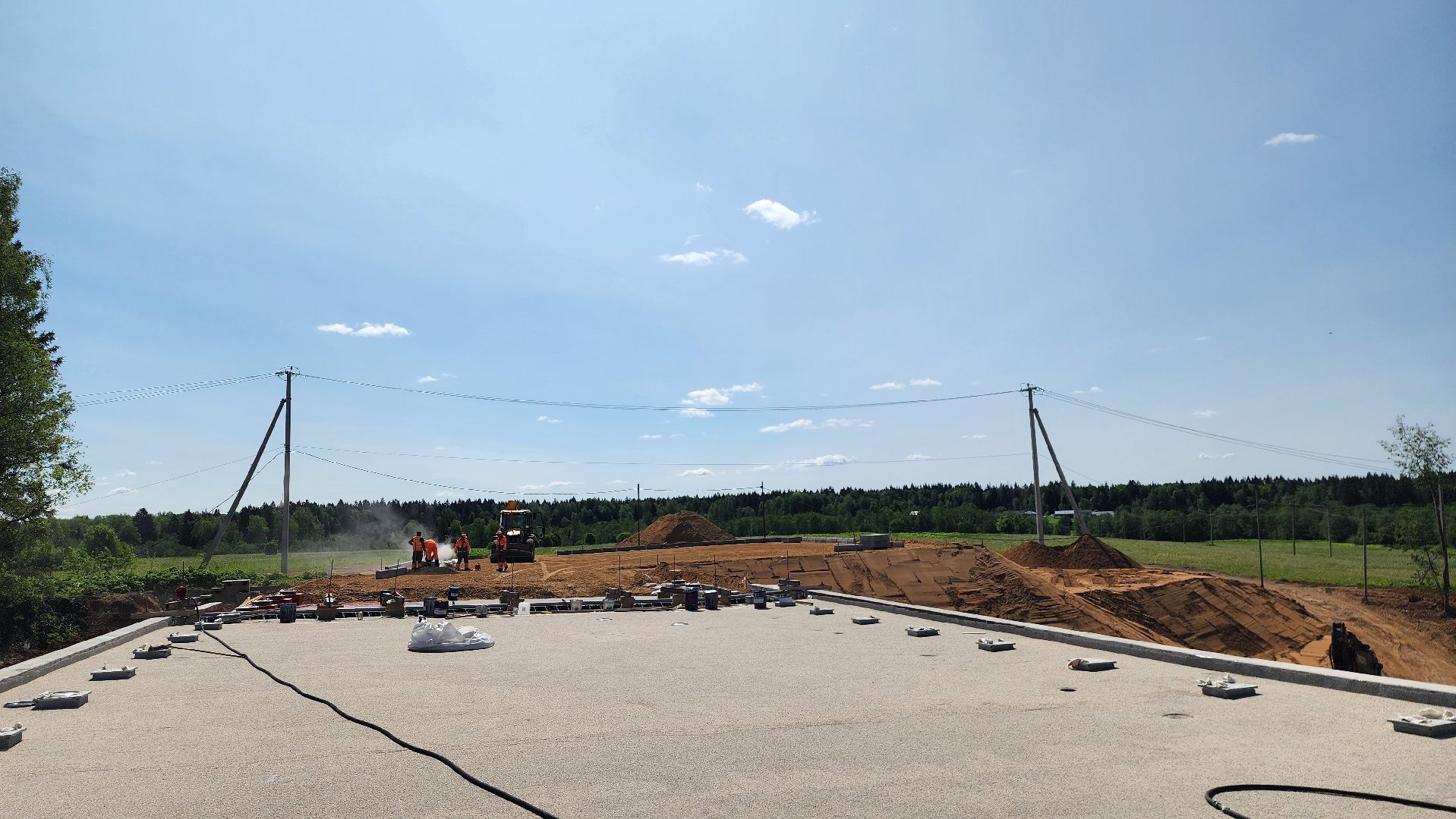 дороги, истра, строительство моста,