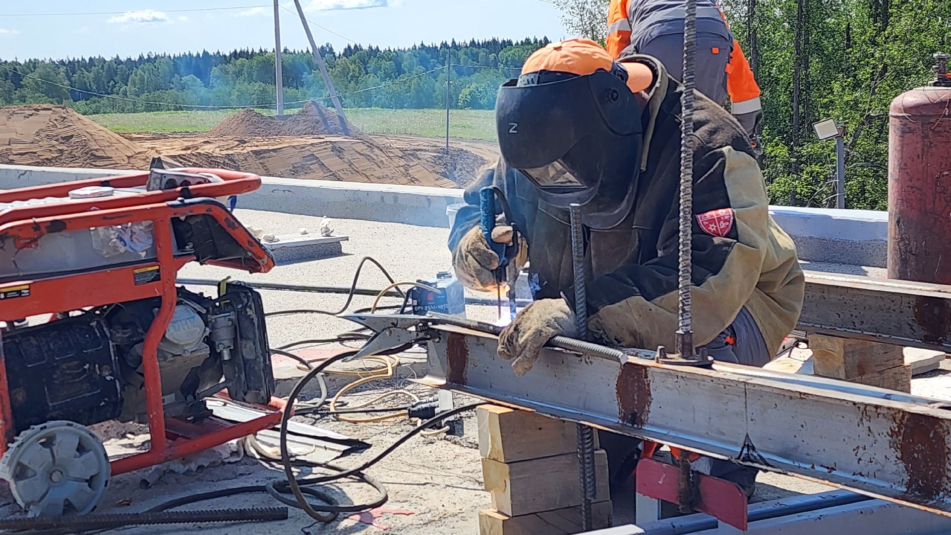 дороги, истра, строительство моста,