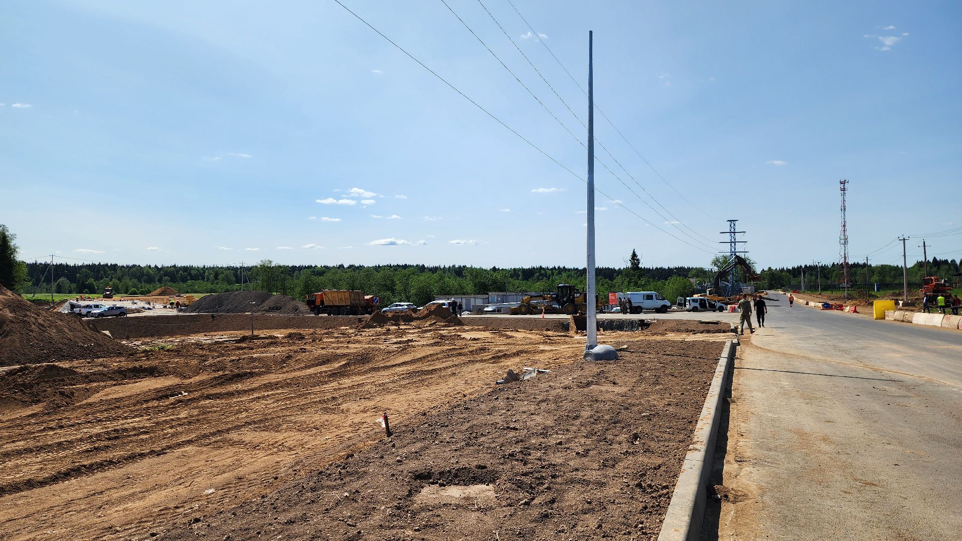 дороги, истра, строительство моста,