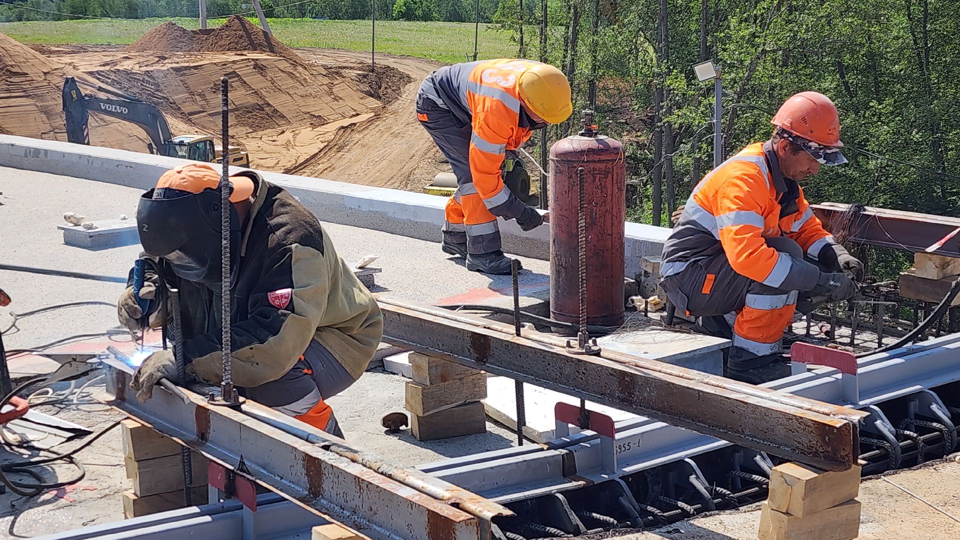 дороги, истра, строительство моста,