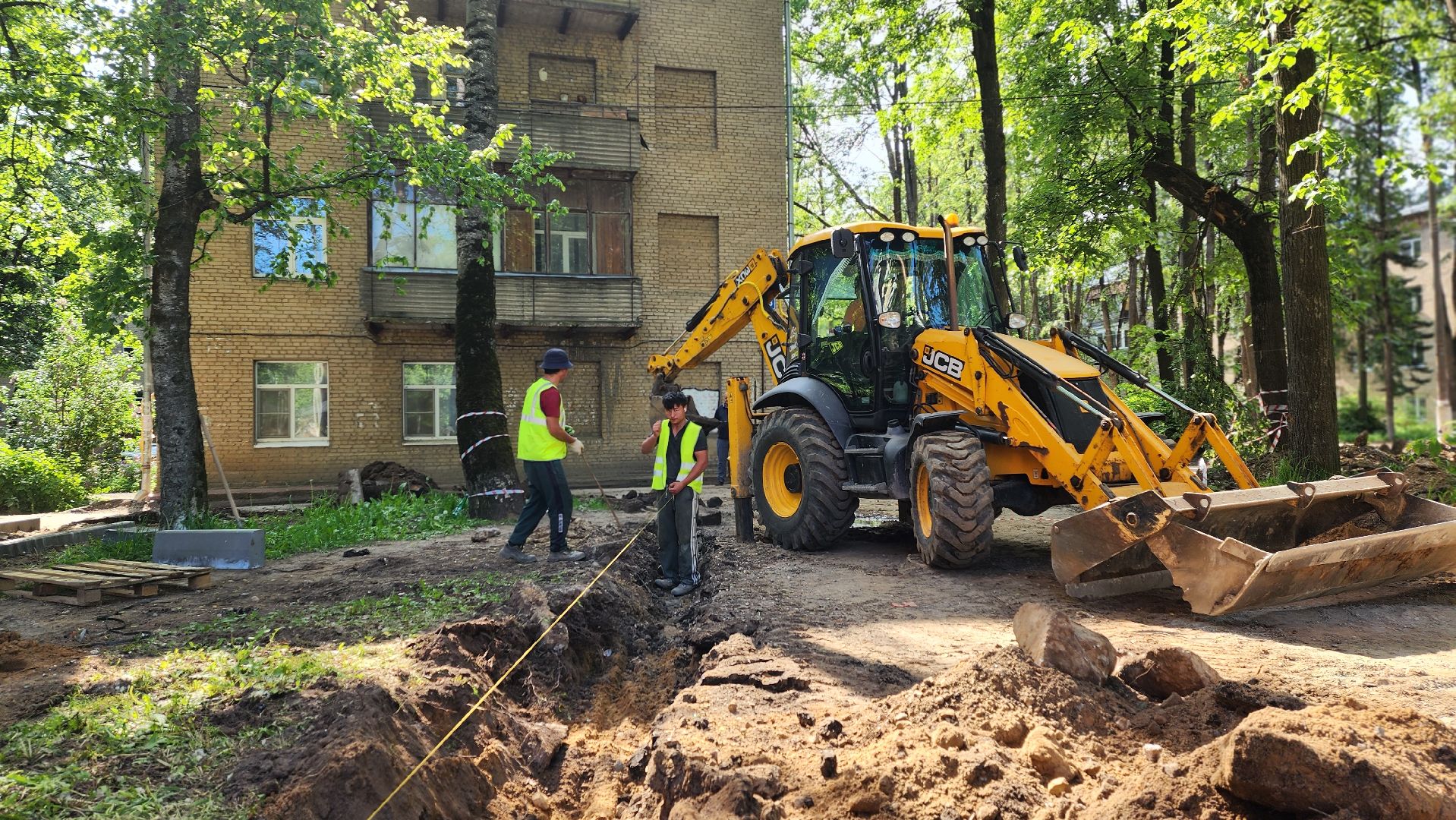 солнечногорск, микрорайон выстрел, благоустройство, капремонт теплосети,