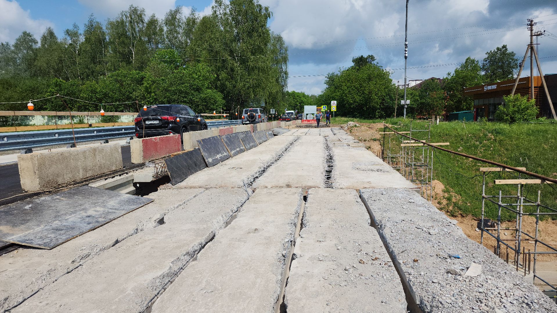 ремонт путепровода, волоколамск,