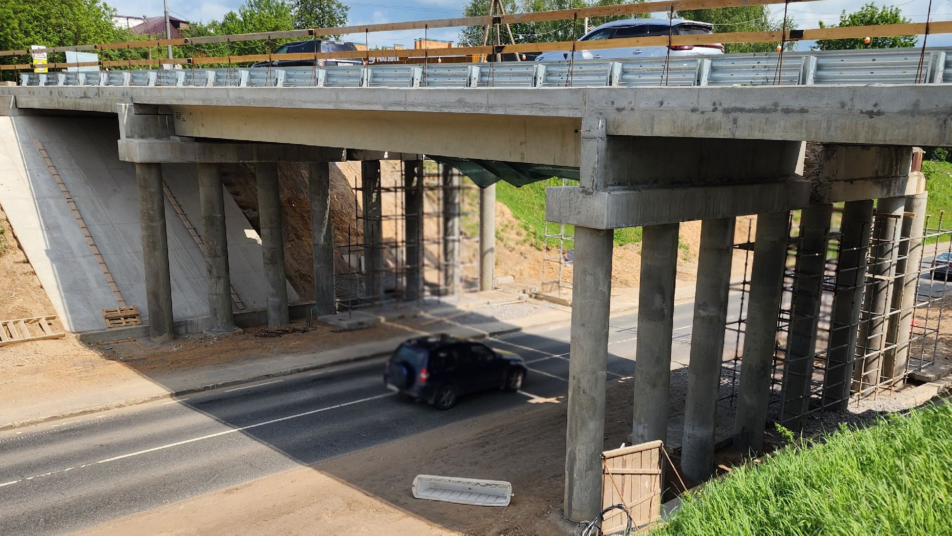 ремонт путепровода, волоколамск,