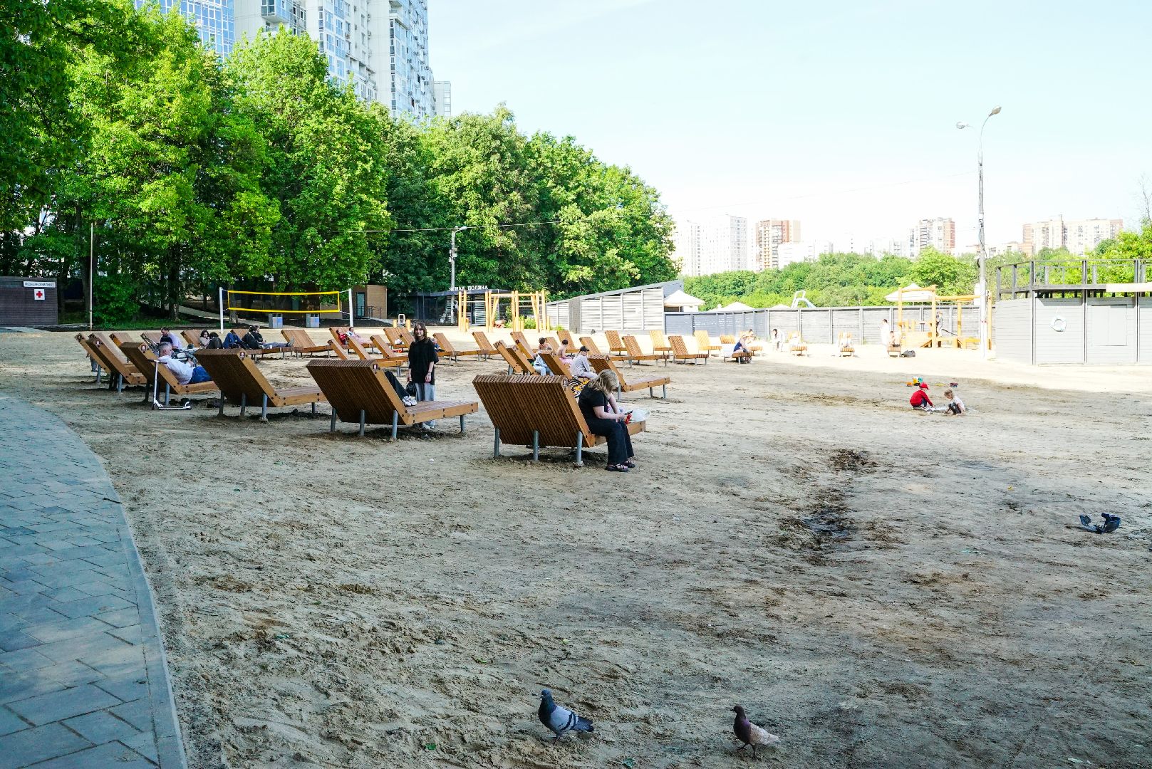 парк, пляж, аттракцион,