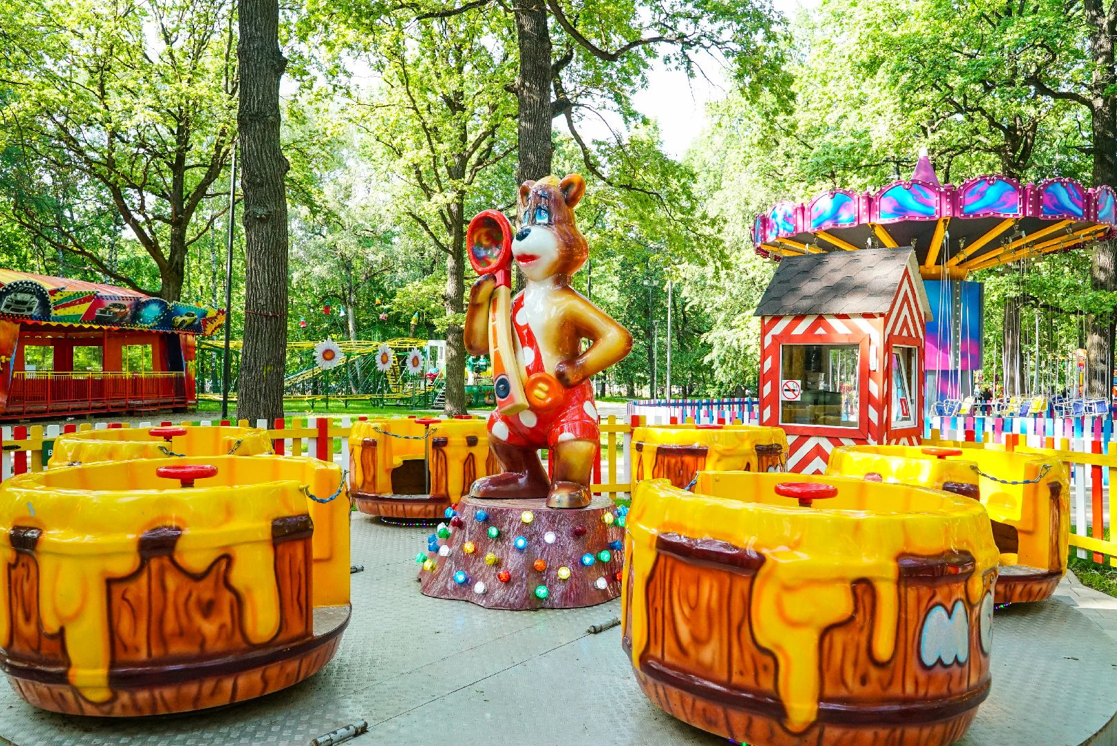 парк, пляж, аттракцион,