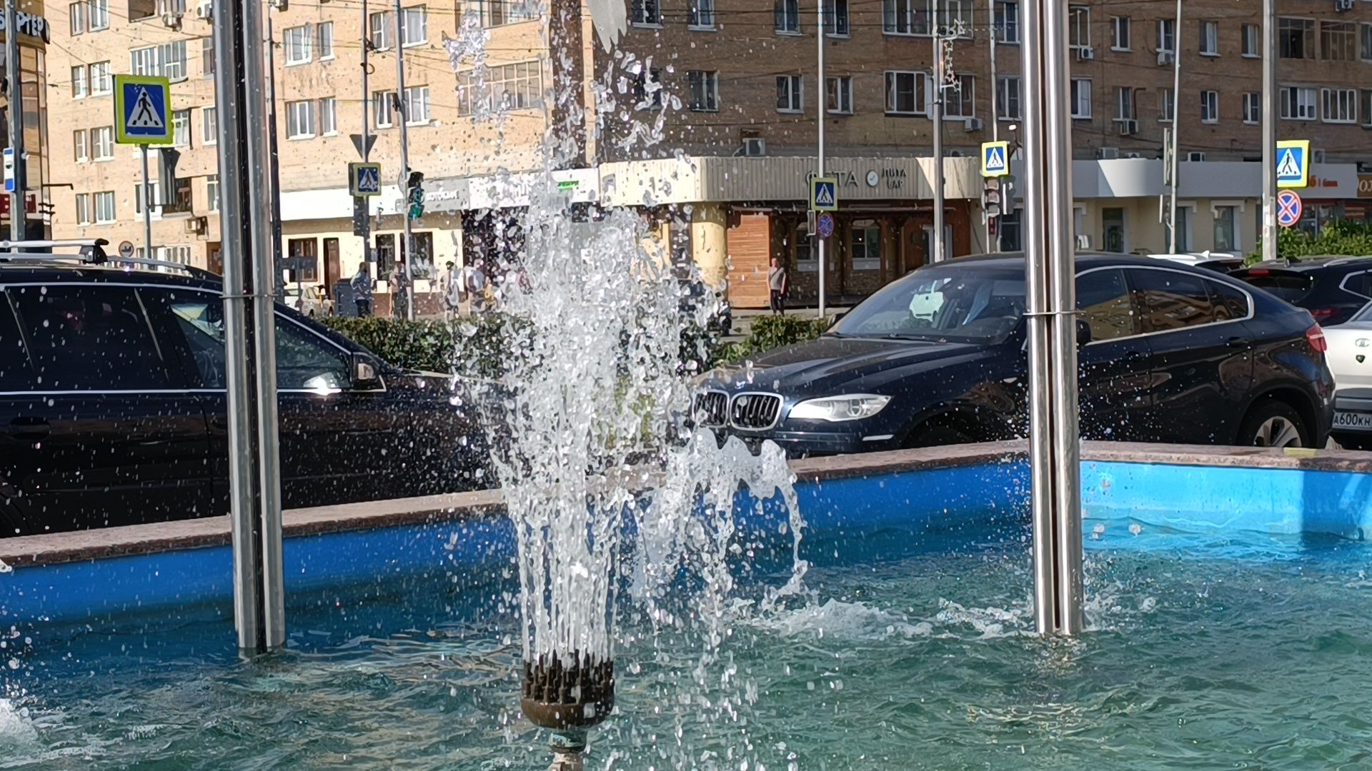 благоустройство, фонтан, лобня,