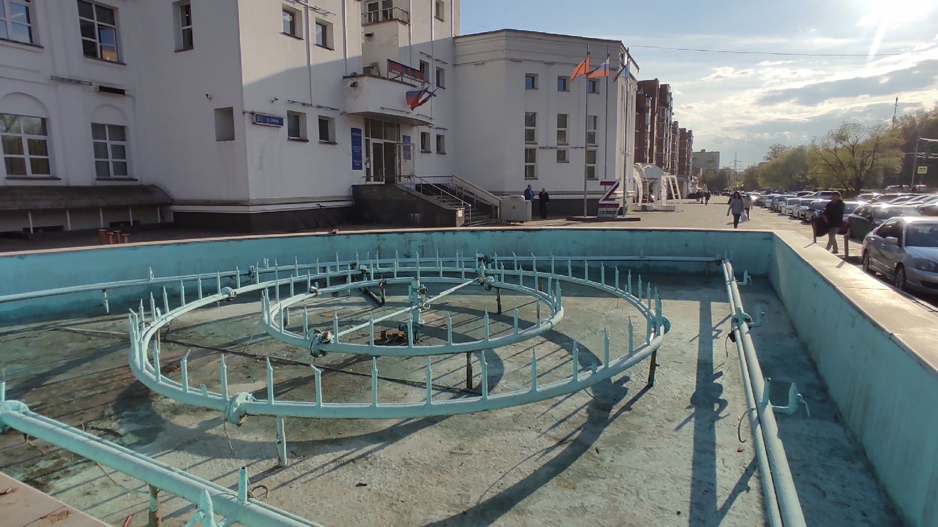 благоустройство, фонтан, лобня,