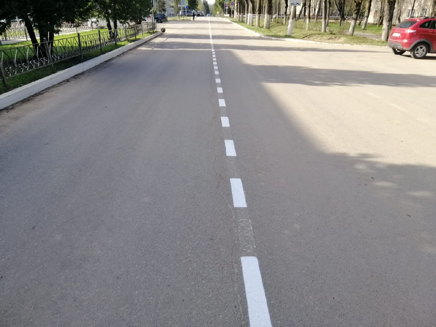 городской округ восход, дорожная разметка, дорога, благоустройство,