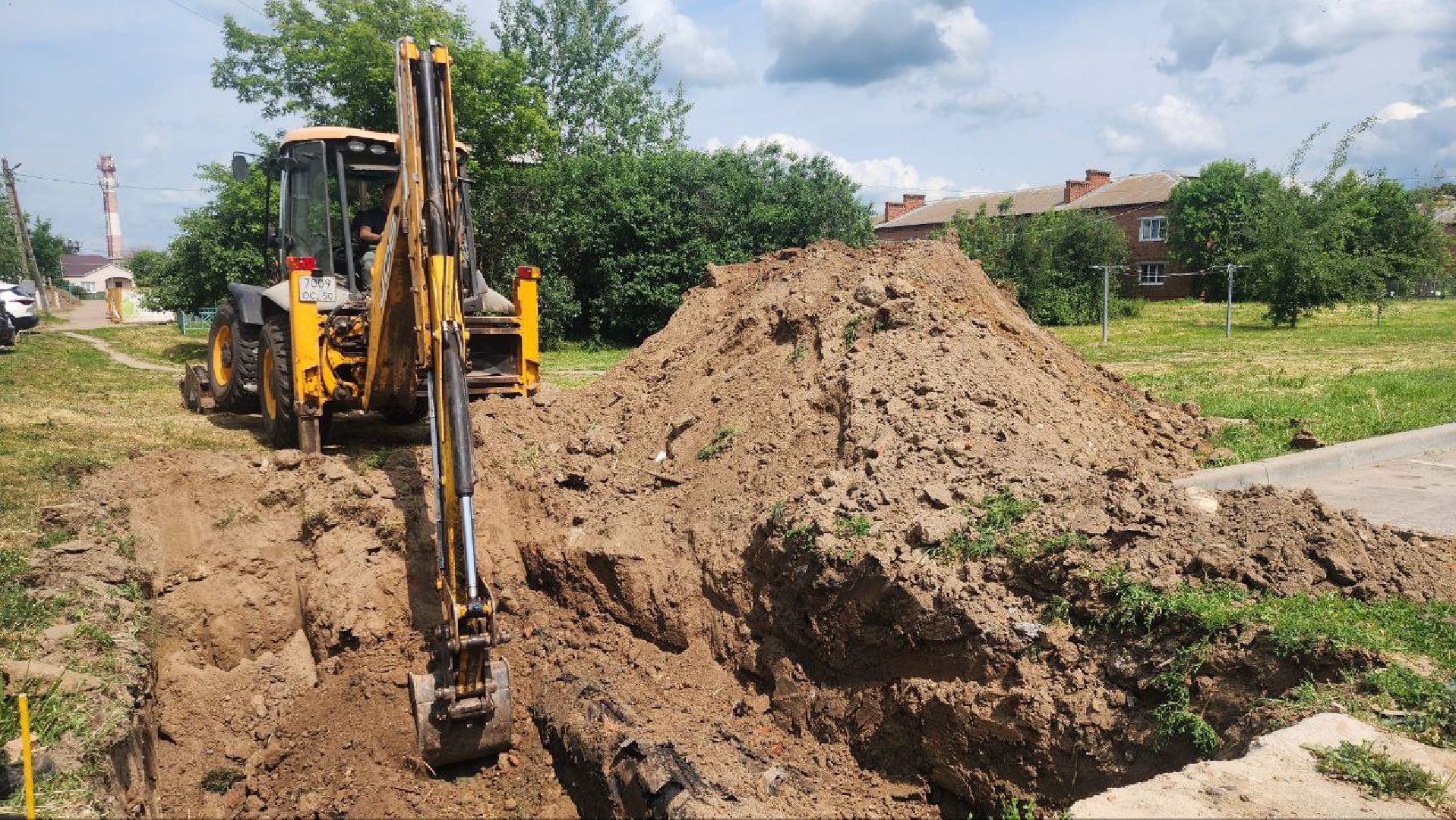 луховицы, красная пойма, капитальный ремонт теплосетей,жкх,