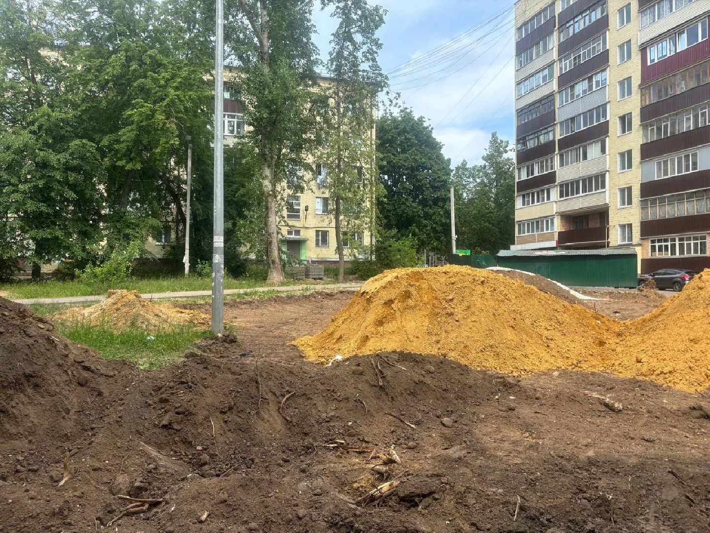 воскресенск, благоустройство, дворы,