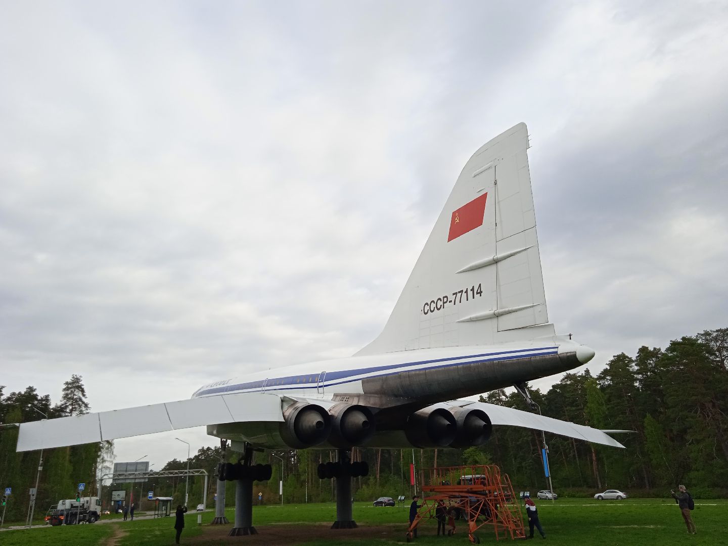 Ту-144, памятник, монумент, традиция, взлётное, положение, Жуковский