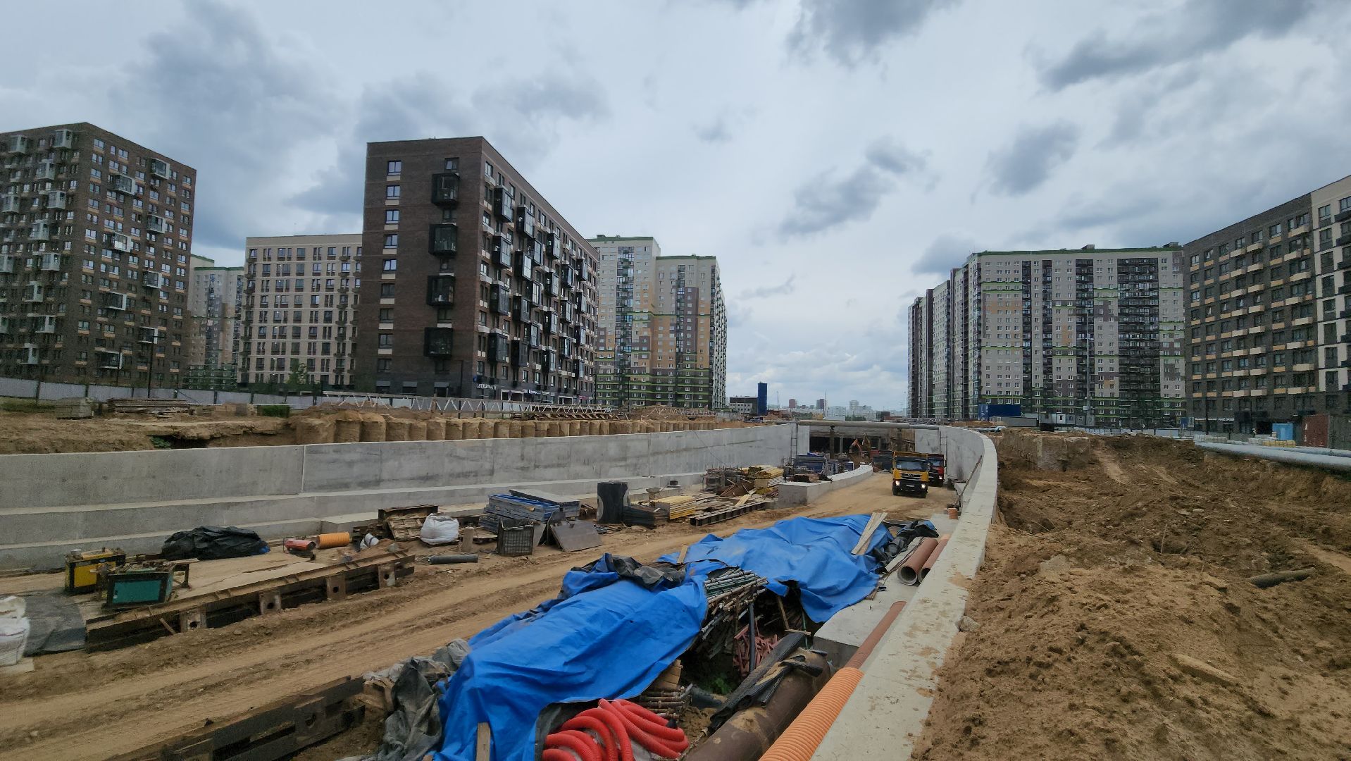 красногорск, путилково, туннель, дороги подмосковья,