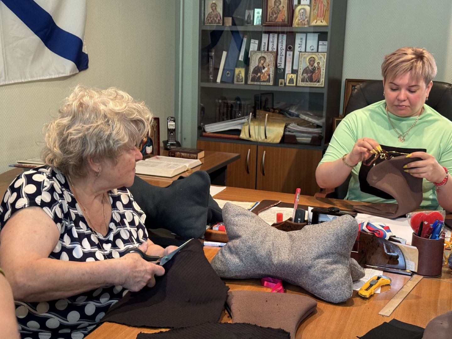 фонд защита, балашиха, активное долголетие балашиха, подушки косточки для сво, помощь сво,