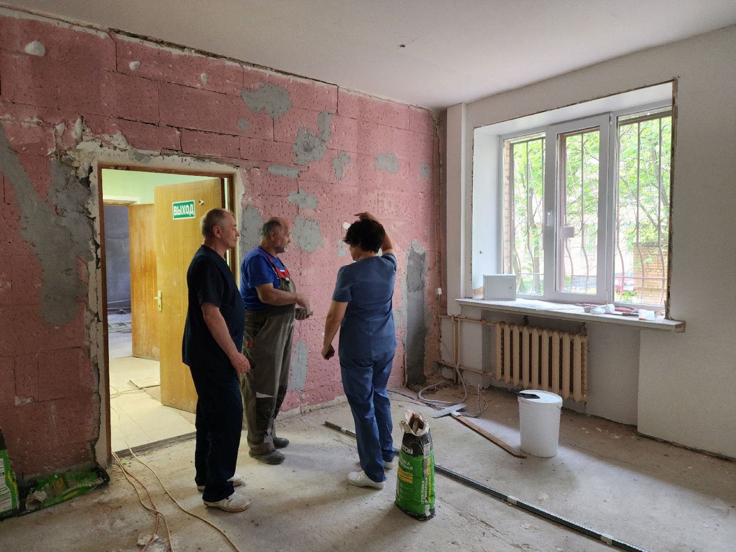 красноармейск, городской округ пушкинский, ремонт поликлиники, первичное звено, медсанчасть 154,