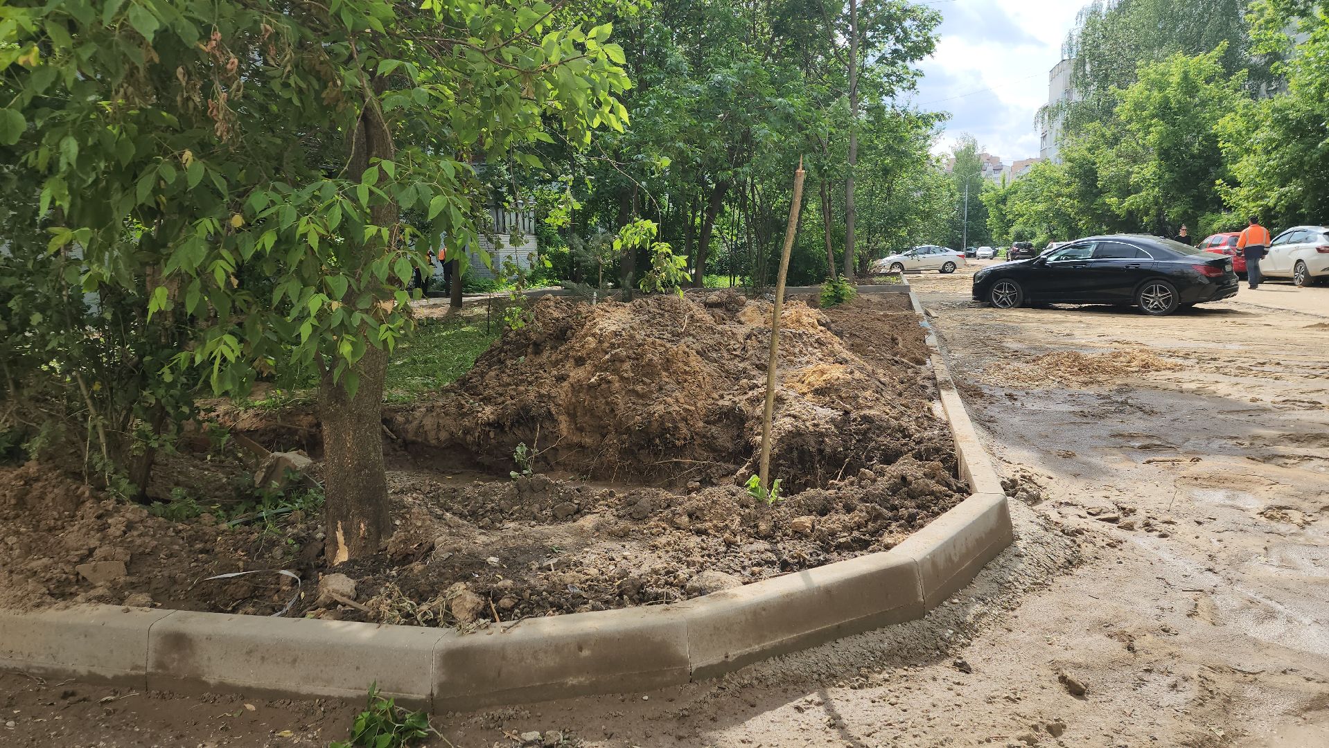 ивантеевка, вертикалки, дворовая территория, благоустройсво, комплексное благоустройство,парковки, тротуары, контейнерная площадка,