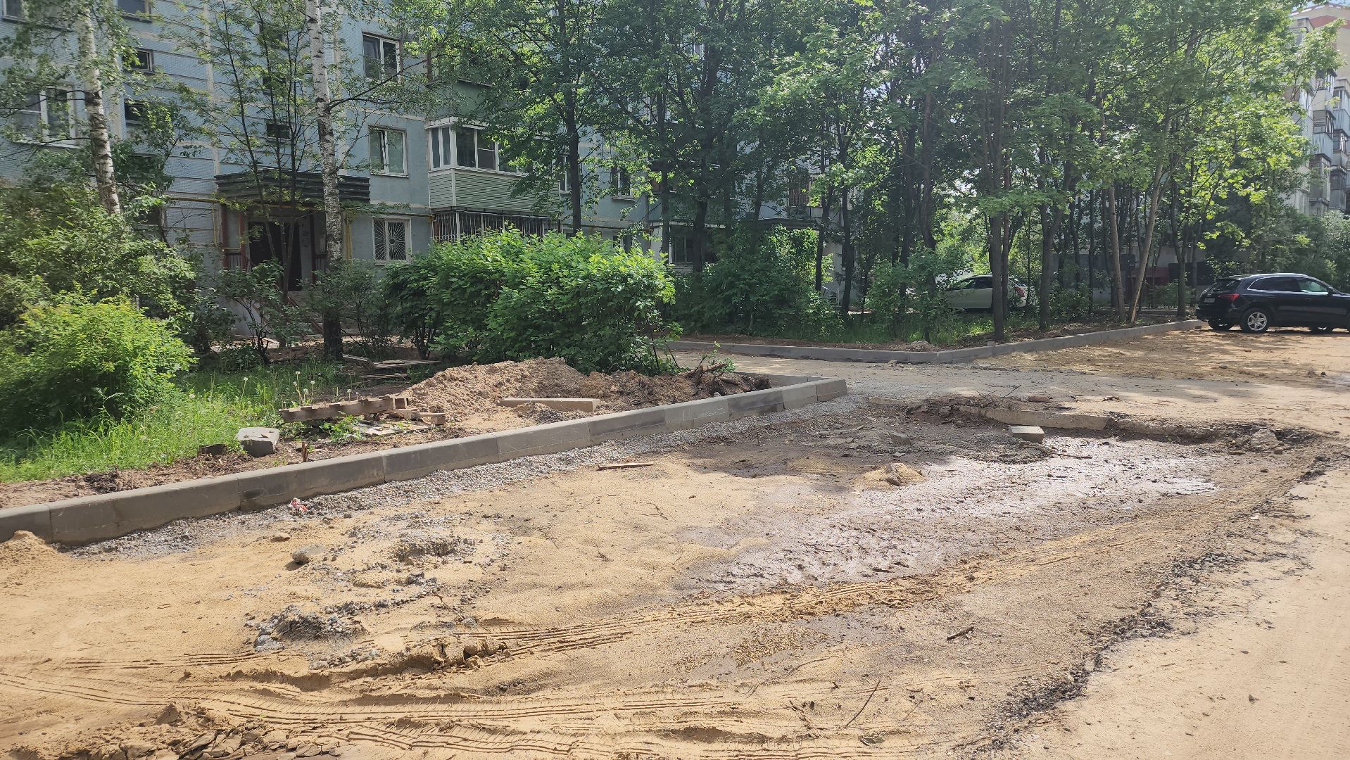 ивантеевка, вертикалки, дворовая территория, благоустройсво, комплексное благоустройство,парковки, тротуары, контейнерная площадка,