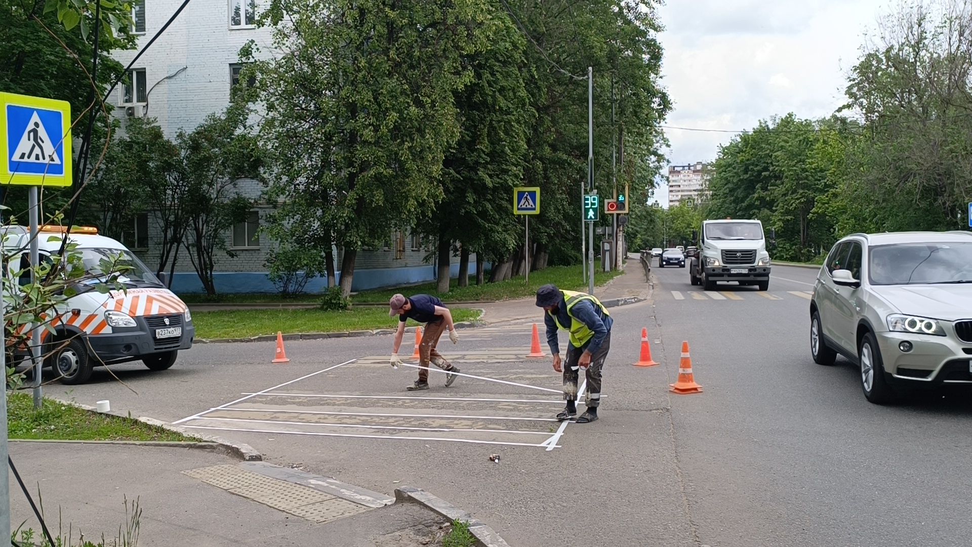 дорога, лобня, дорожная разметка,