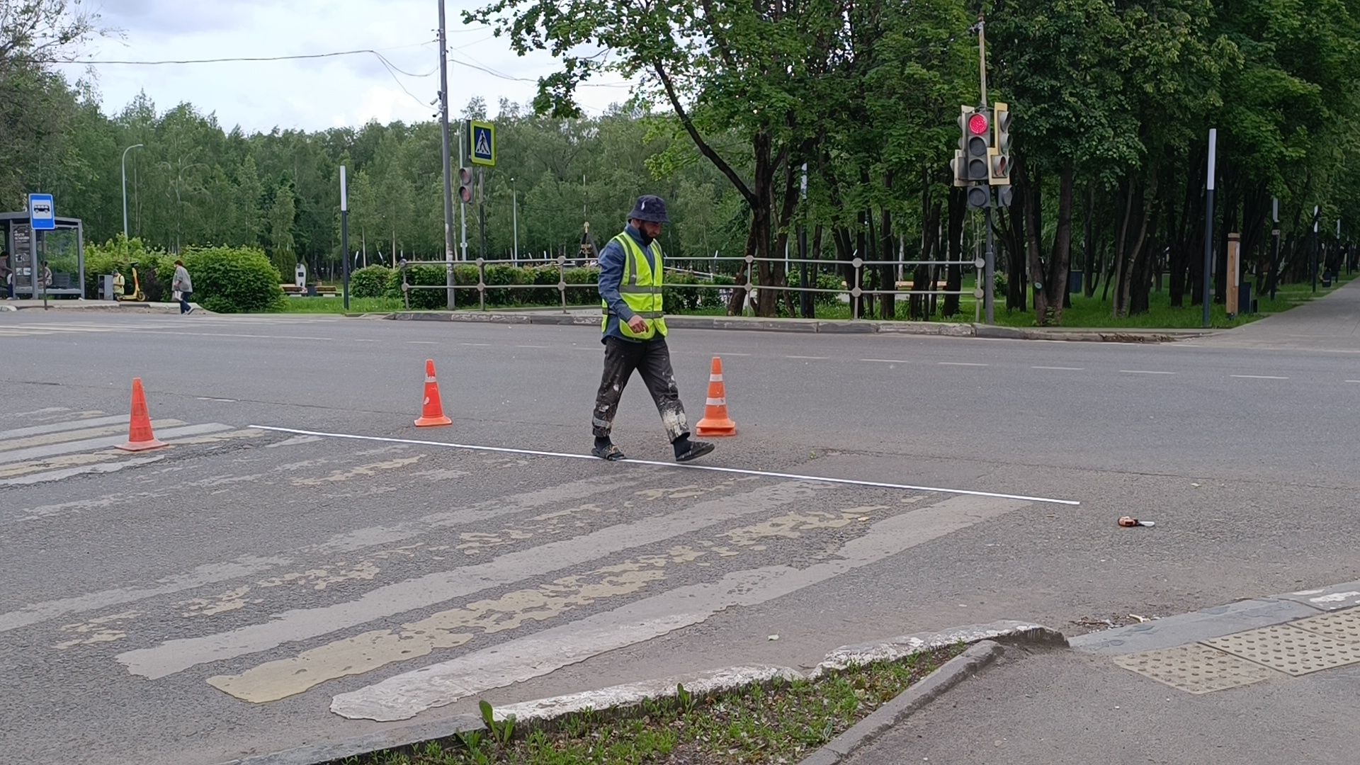 дорога, лобня, дорожная разметка,