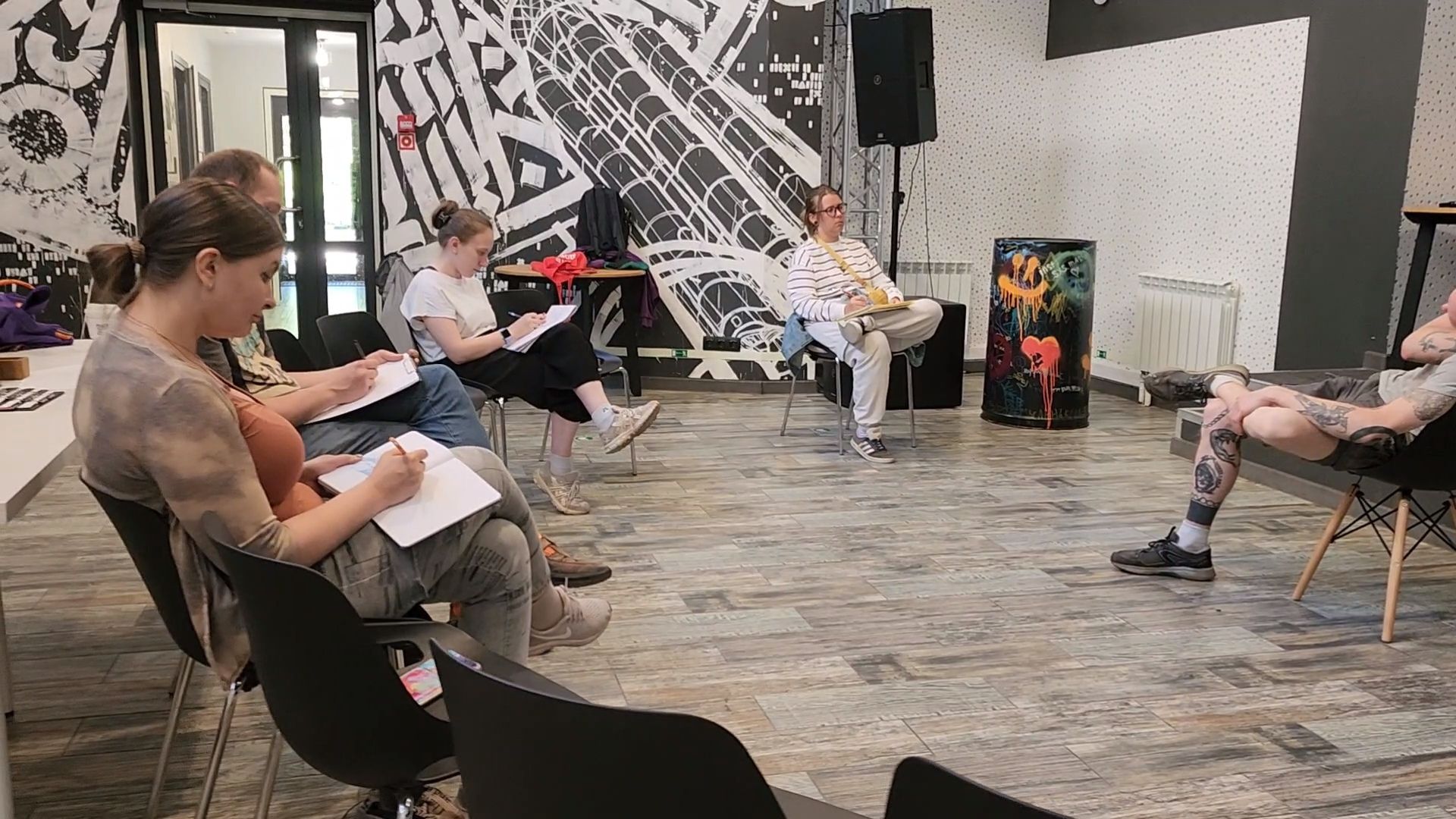 черноголовка, наброски, мастер-класс,