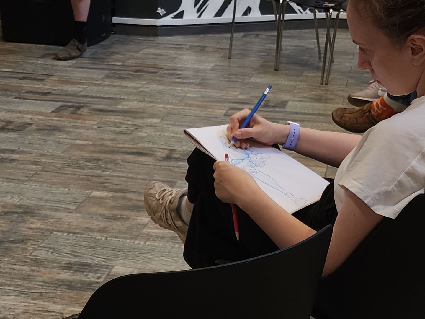 черноголовка, наброски, мастер-класс,