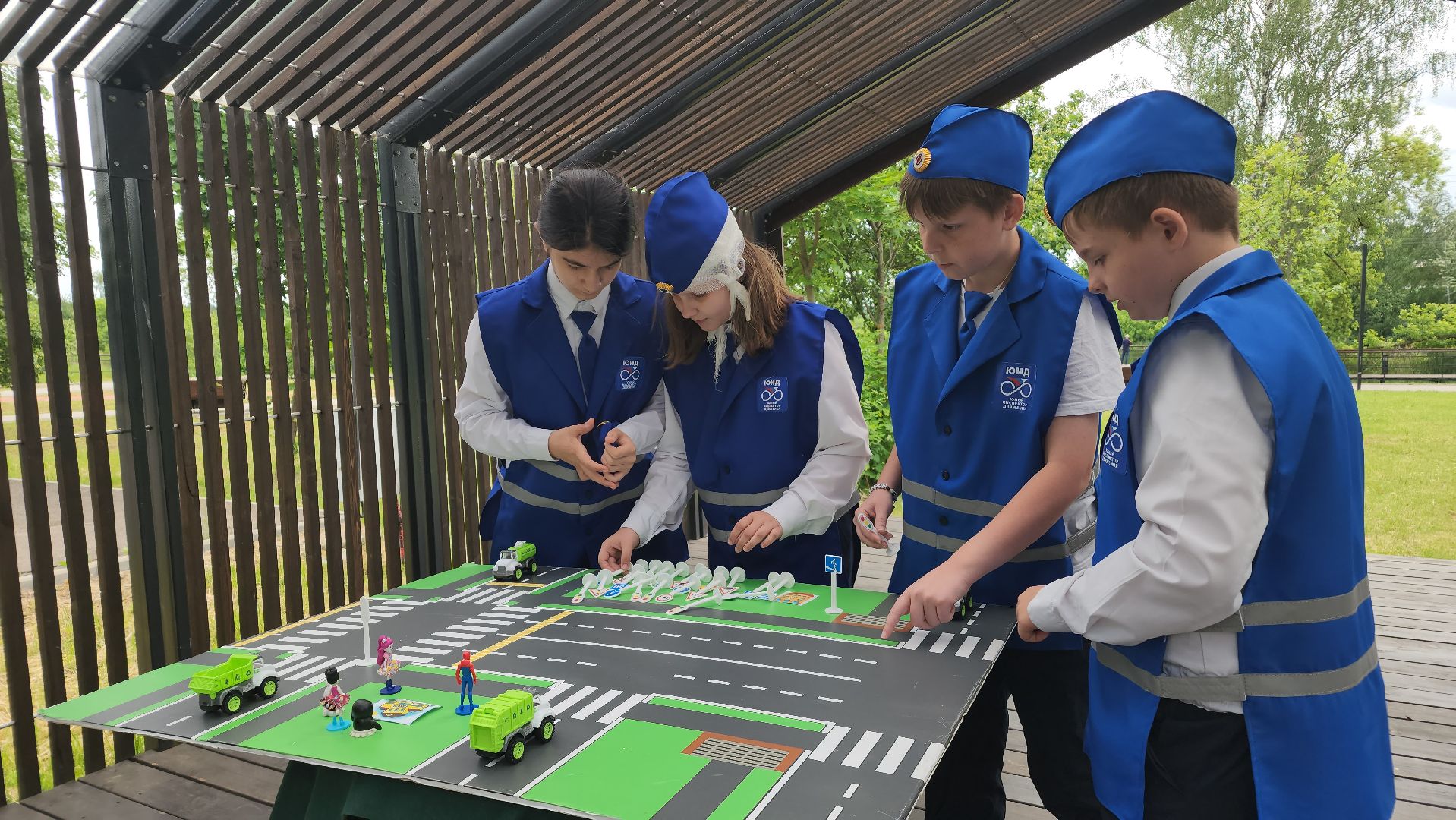 ЮИД,  юные инспекторы движения, дети, Мособлслет, лосино-петровский,