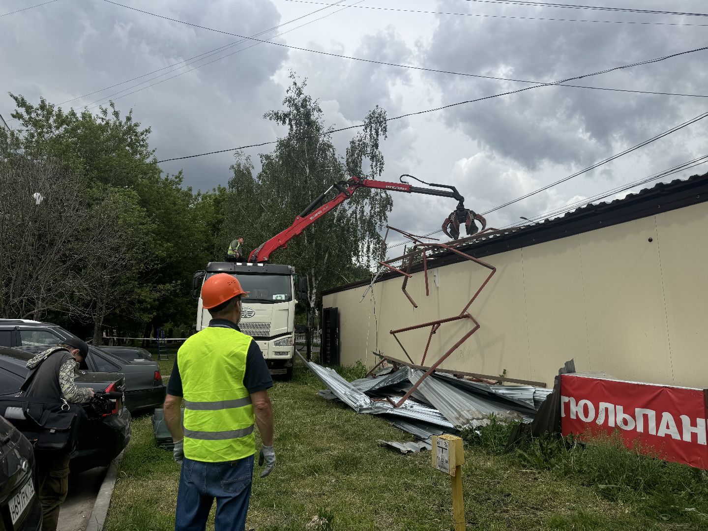 снос незаконный строений, торговые ларьки, ленинский городской округ, ремонт тепловых сетей,