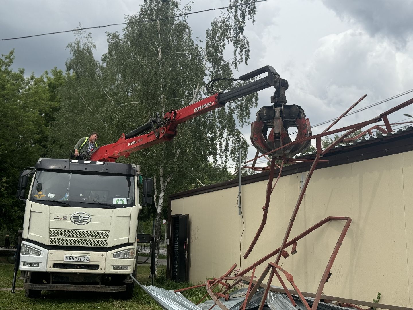 снос незаконный строений, торговые ларьки, ленинский городской округ, ремонт тепловых сетей,