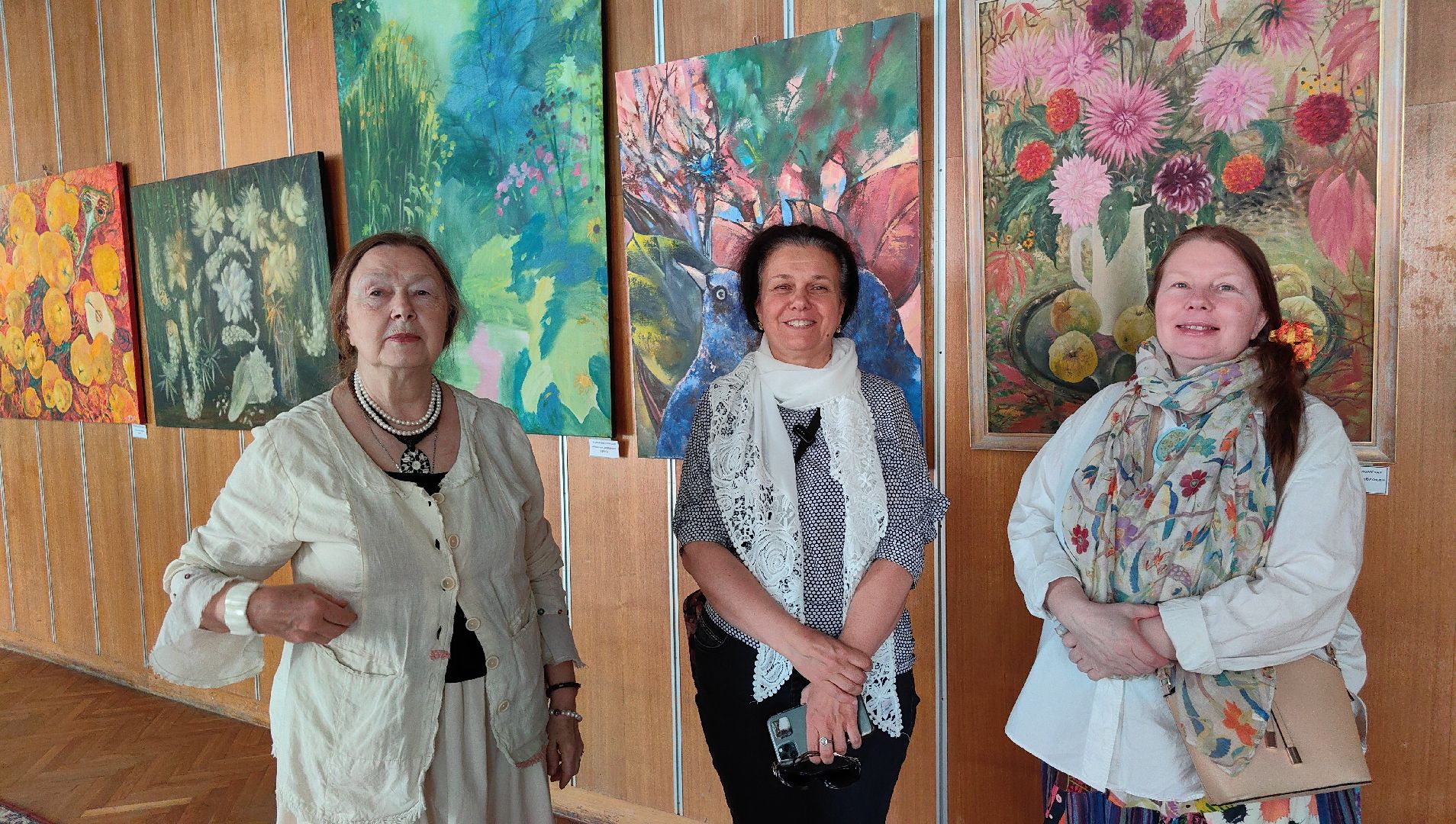 выставка картин, дом космонавтов, живопись, природа, дивный сад,