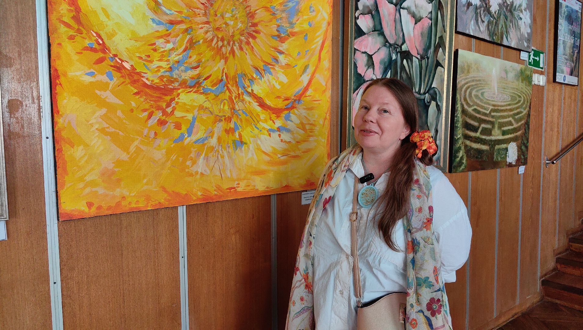 выставка картин, дом космонавтов, живопись, природа, дивный сад,