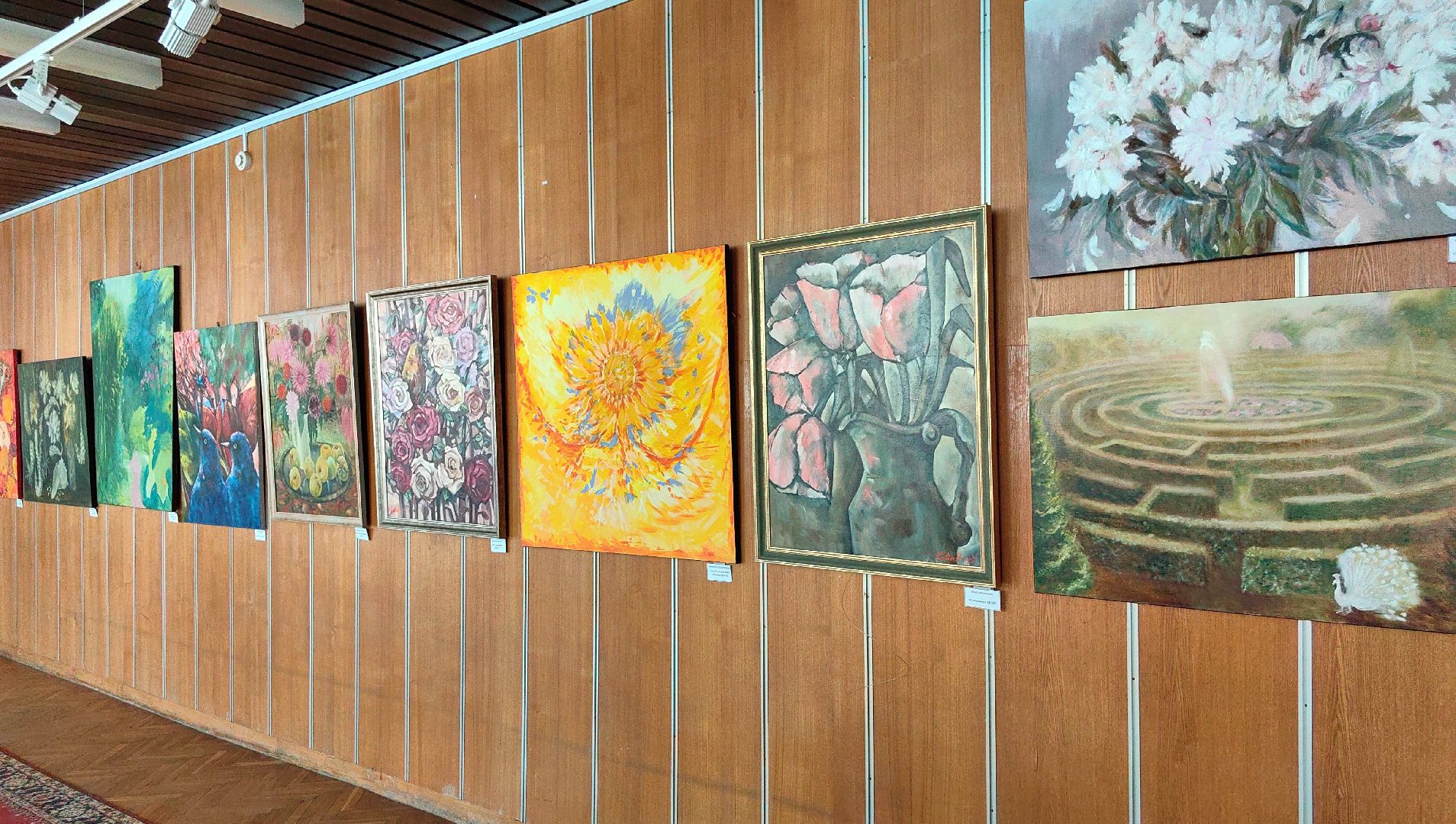 выставка картин, дом космонавтов, живопись, природа, дивный сад,