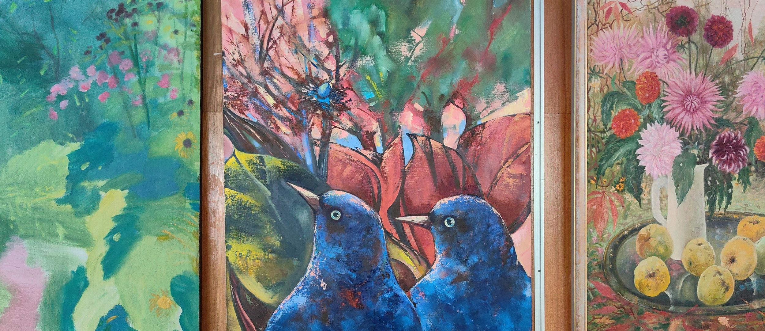 выставка картин, дом космонавтов, живопись, природа, дивный сад,