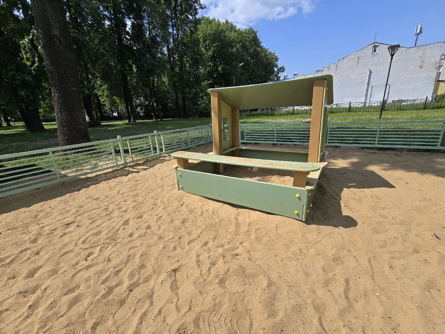 Коломна, детская площадка, песочница,