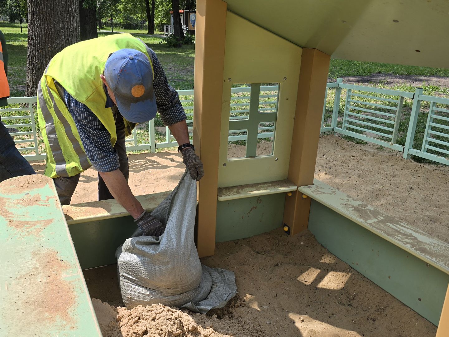 Коломна, детская площадка, песочница,