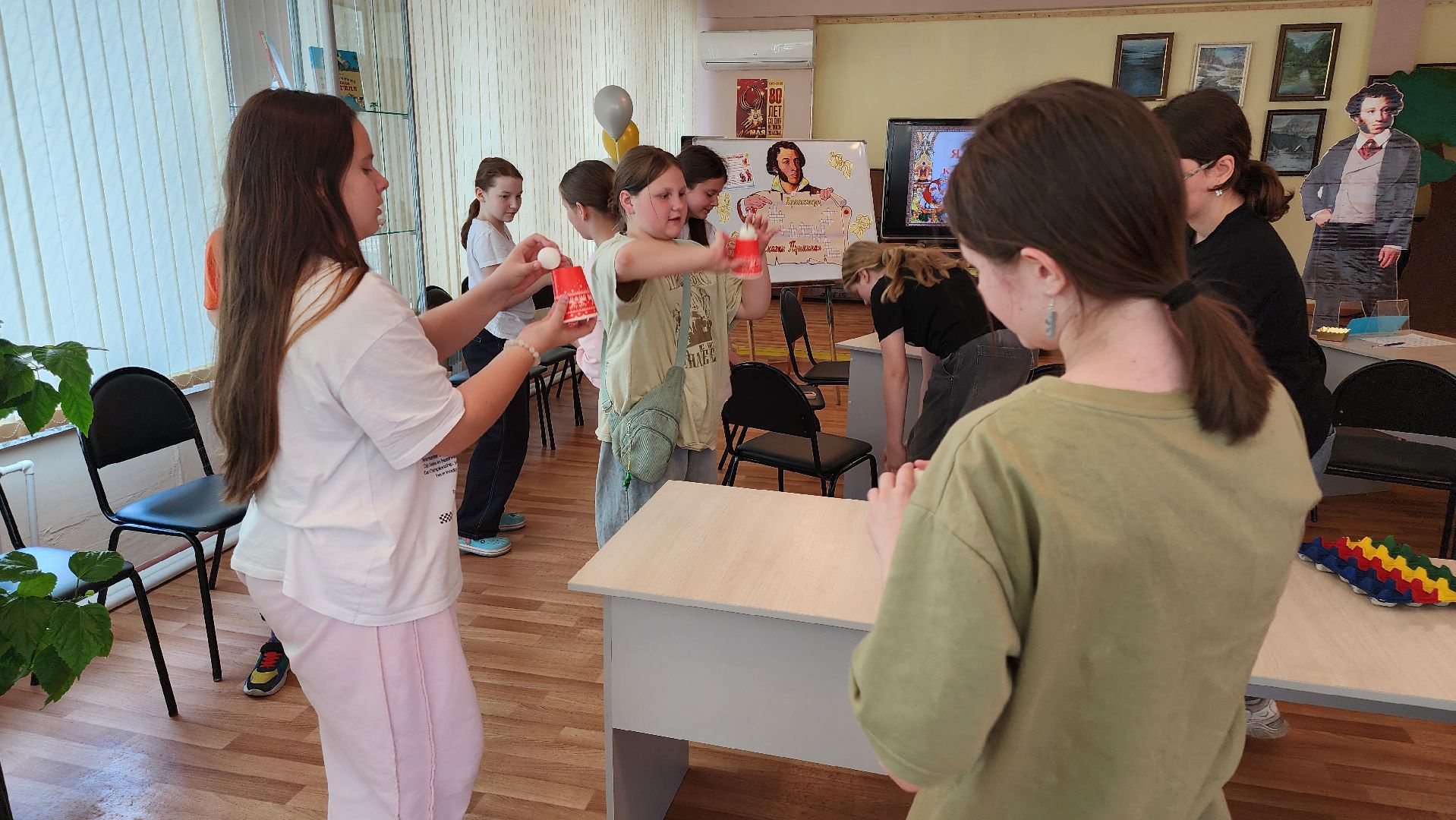 кашира, библиотека, викторина, интеллектуальная игра, пушкин, сказки, школа,