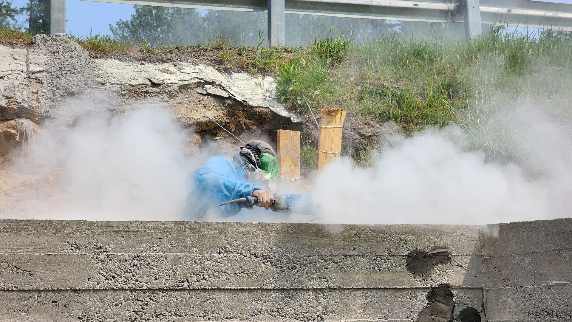 волоколамск, м9 балтия,ремонт водопропуска,