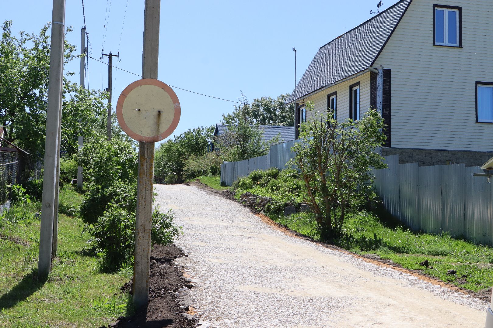 ремонт дороги, крутовец, серебряные пруды,