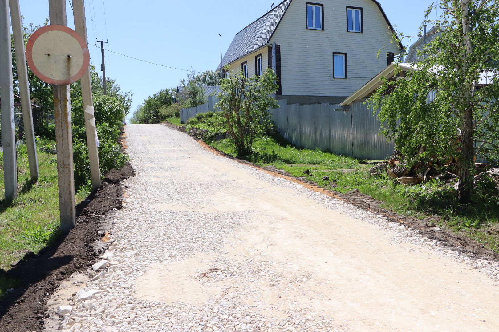 ремонт дороги, крутовец, серебряные пруды,