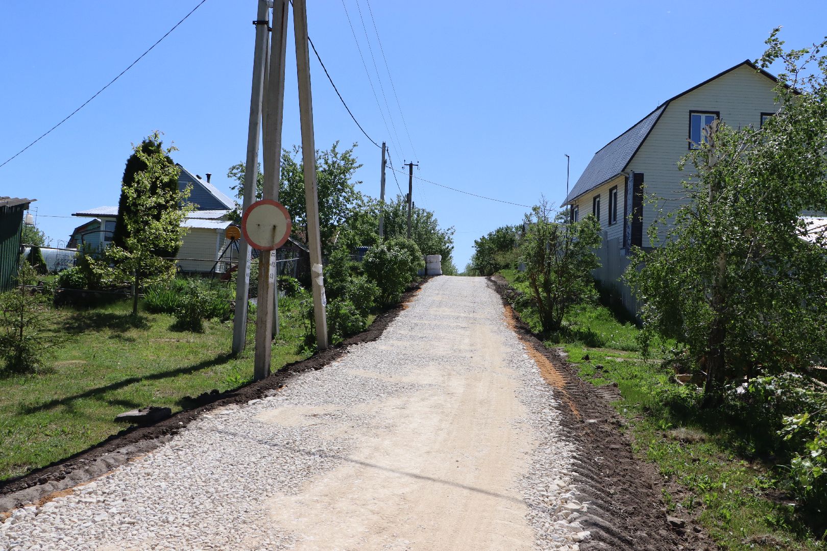 ремонт дороги, крутовец, серебряные пруды,