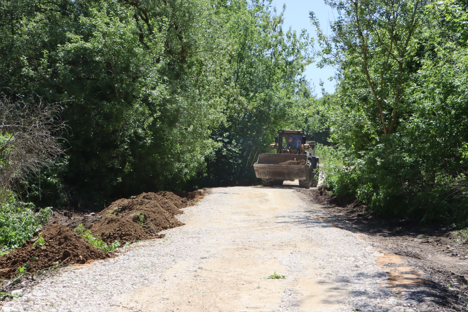 ремонт дороги, крутовец, серебряные пруды,