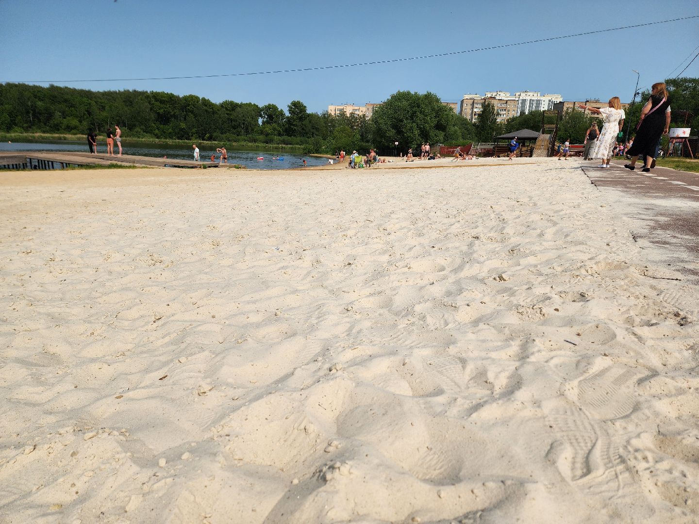солнечногорск, пляж, лето, сенеж, жители ,