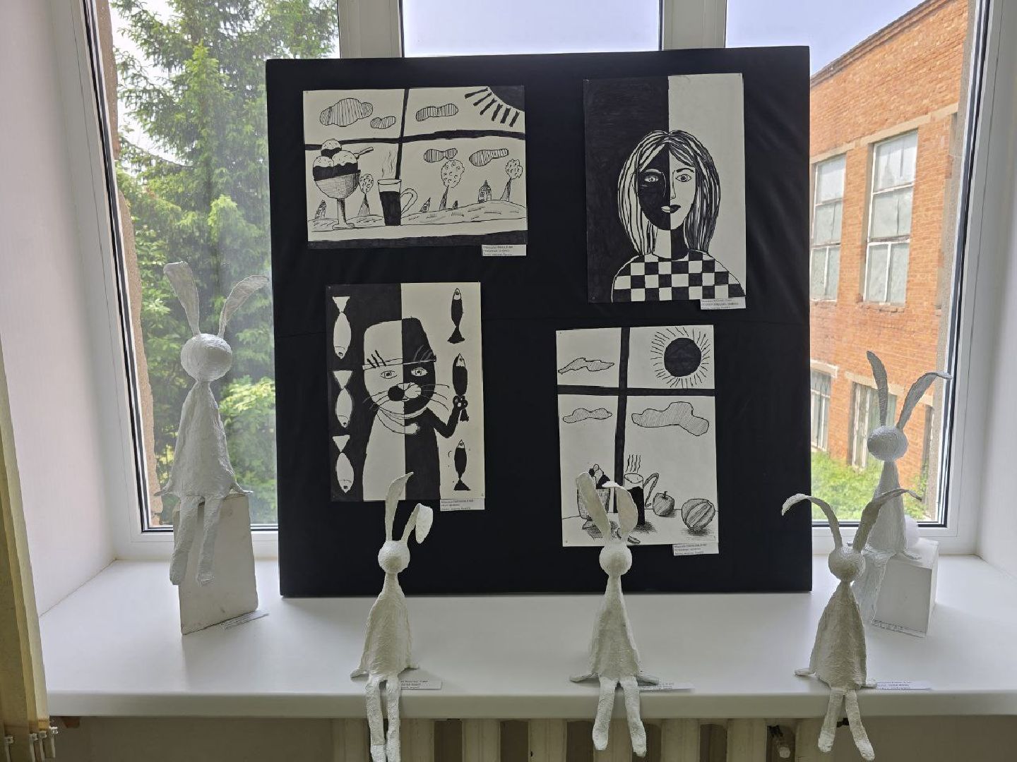 можайск, можайский муниципальный округ, подмосковье, выставка, детские рисунки, выставка детских рисунков, культура, творчество, дети,