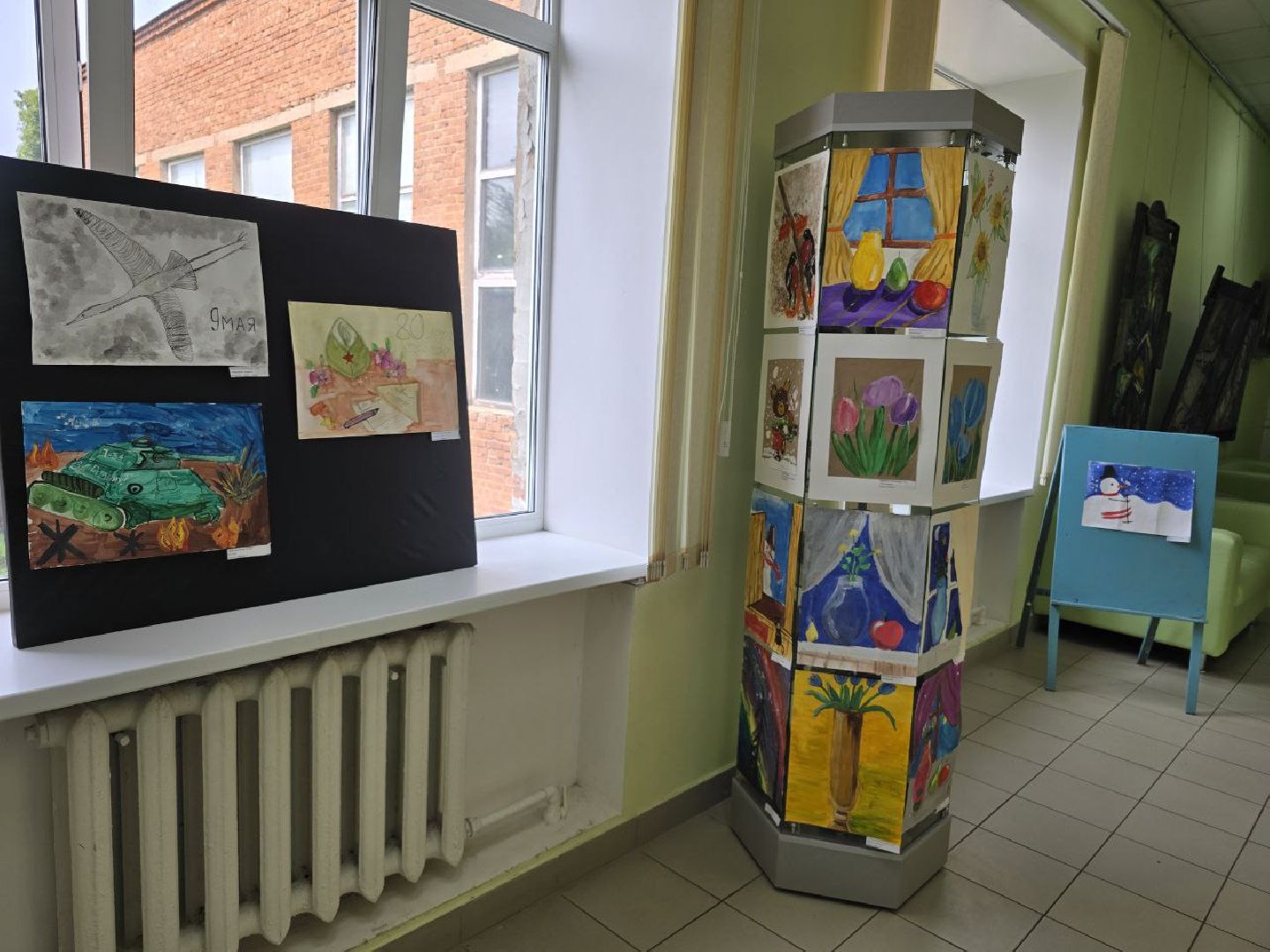можайск, можайский муниципальный округ, подмосковье, выставка, детские рисунки, выставка детских рисунков, культура, творчество, дети,