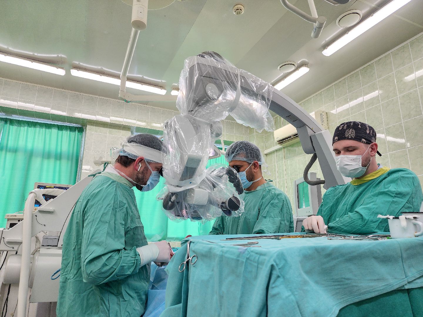 Подольск, медицина, нейрохирургия, операция, головной мозг, покб,